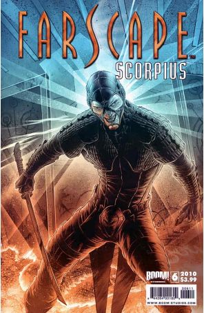 Farscape: Scorpius 6 published by Boom! with cover art by Chad Hardin