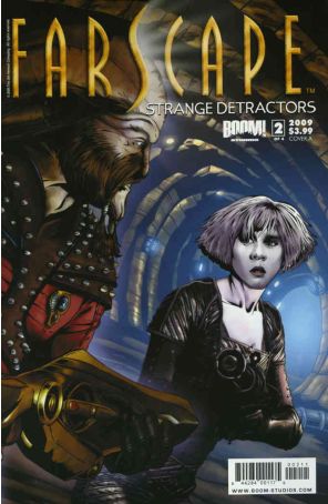 Farscape: Strange Detractors 2A published by Boom! with cover art by Joe Corroney