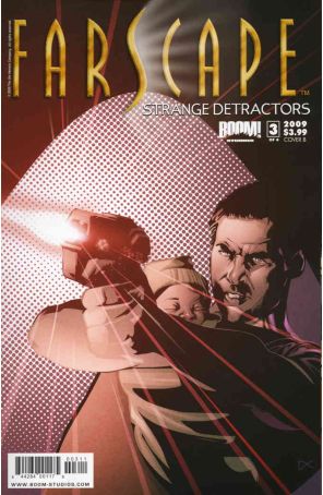Farscape: Strange Detractors 3B published by Boom! with cover art by Dennis Calero