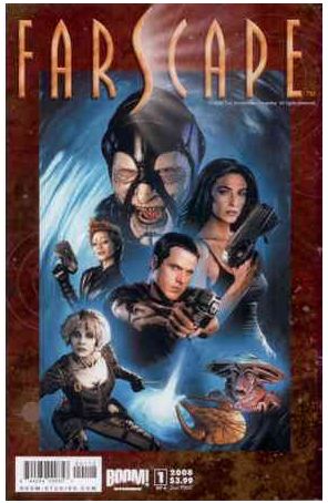 Farscape 1 (2nd) published by Boom! with cover art by Joe Corroney