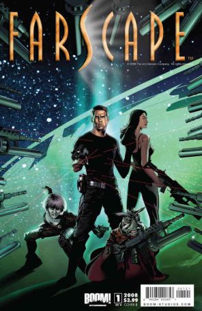 Farscape 1B published by Boom! with cover art by Dennis Calero