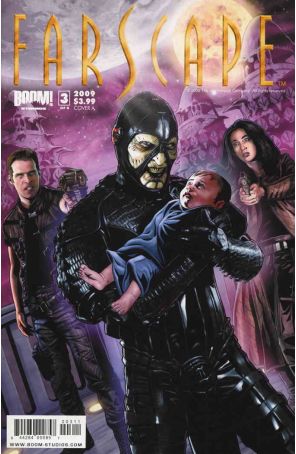 Farscape 3A published by Boom! with cover art by Joe Corroney