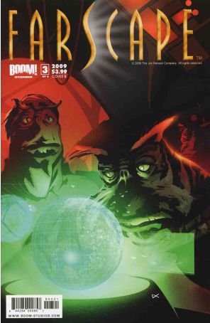 Farscape 3B published by Boom! with cover art by Dennis Calero