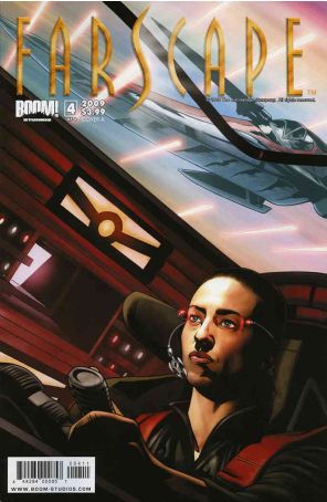 Farscape 4A published by Boom! with cover art by Joe Corroney