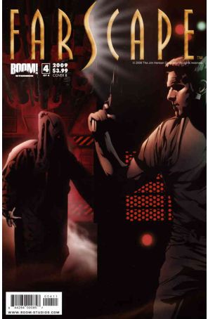 Farscape 4B published by Boom! with cover art by Dennis Calero