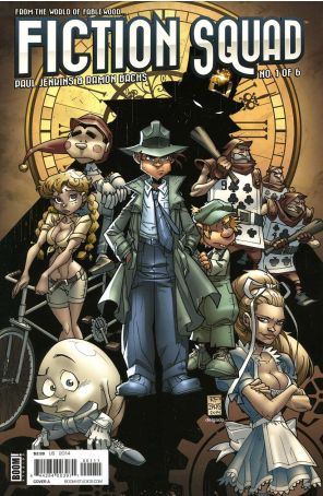 Fiction Squad 1A published by Boom! with cover art by Ramon F. Bachs