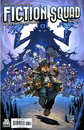 Fiction Squad 6 published by Boom! with cover art by Ramon Backs