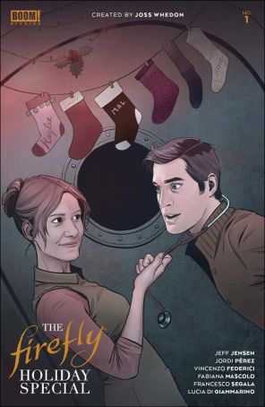 Firefly (Boom!) Holiday Special 1A published by Boom! with cover art by Caitlin Yarsky