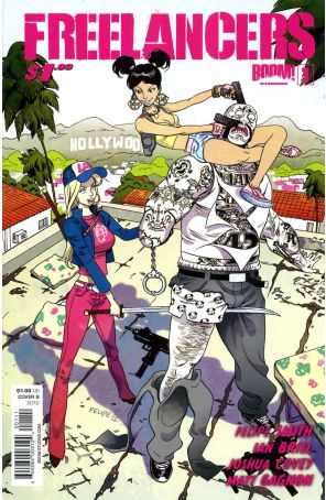 Freelancers 1B published by Boom! with cover art by Felipe Smith