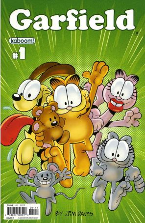 Garfield (KaBoom!) 1A published by Boom! with cover art by Gary Barker
