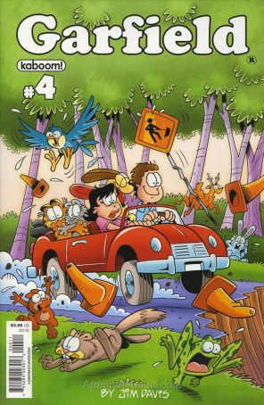 Garfield (KaBoom!) 4 published by Boom! with cover art by Gary Barker