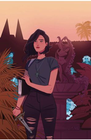 Ghosted In L.A. 10 published by Boom! with cover art by Siobhan Keenan