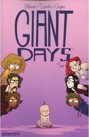 Giant Days 10 published by Boom! with cover art by Lissa Treiman