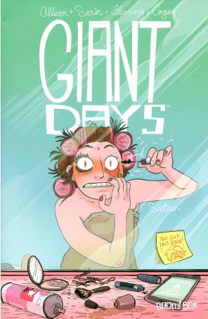 Giant Days 16 published by Boom! with cover art by Lissa Treiman