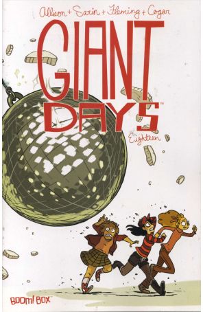 Giant Days 18 published by Boom! with cover art by Lissa Treiman