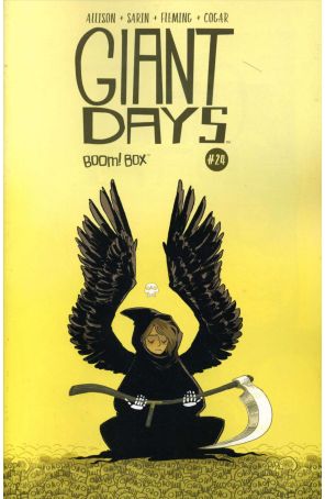 Giant Days 24 published by Boom! with cover art by Lissa Treiman