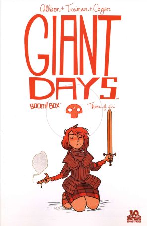 Giant Days 3 published by Boom! with cover art by Lissa Treiman