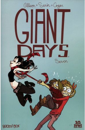 Giant Days 7 published by Boom! with cover art by Lissa Treiman