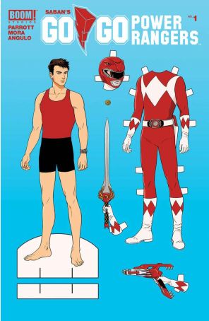 Go Go Power Rangers (Saban's) 1K published by Boom! with cover art by Audrey Mok