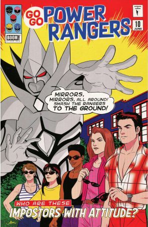 Go Go Power Rangers (Saban's) 10B published by Boom! with cover art by Audrey Mok