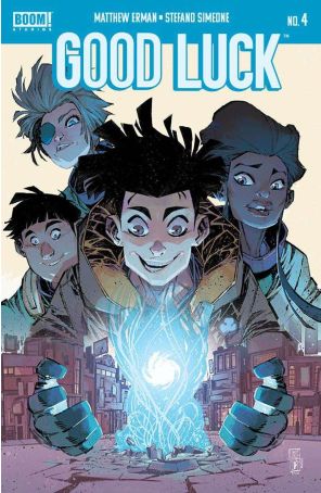 Good Luck (Boom!) 4A published by Boom! with cover art by Jorge Corona