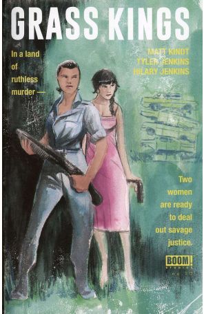Grass Kings 10A published by Boom! with cover art by Tyler Jenkins
