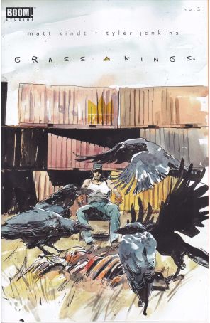 Grass Kings 3 published by Boom! with cover art by Tyler Jenkins