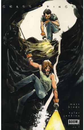Grass Kings 7 published by Boom! with cover art by Tyler Jenkins