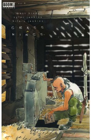 Grass Kings 9 published by Boom! with cover art by Tyler Jenkins