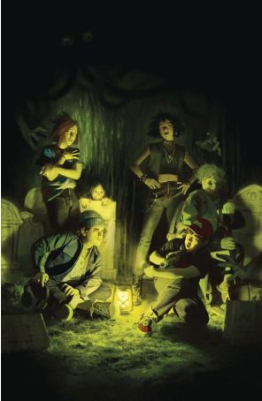 The Graveyard Club 1G published by Boom! with cover art by Miguel Mercado