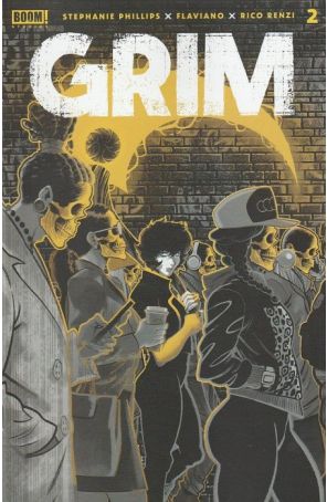 Grim 2 (3rd) published by Boom! with cover art by Flaviano