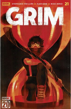 Grim 21A published by Boom! with cover art by Flaviano