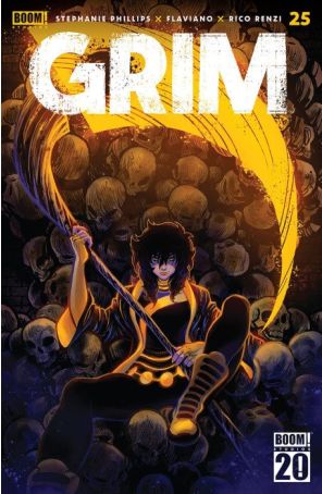 Grim 25A published by Boom! with cover art by Flaviano