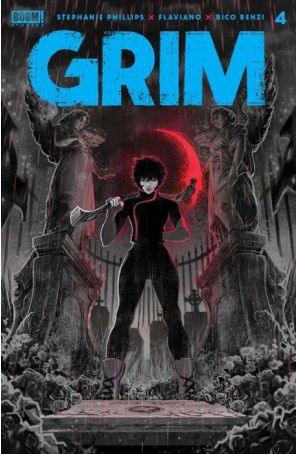 Grim 4 (2nd) published by Boom! with cover art by Flaviano