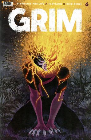 Grim 6 published by Boom! with cover art by Flaviano