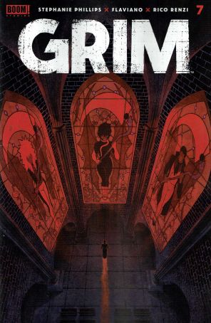 Grim 7 published by Boom! with cover art by Flaviano