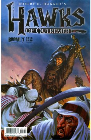 Hawks Of Outremer (Robert E. Howard's) 1A published by Boom! with cover art by Joe Jusko