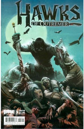Hawks Of Outremer (Robert E. Howard's) 3B published by Boom! with cover art by Damian Couceiro