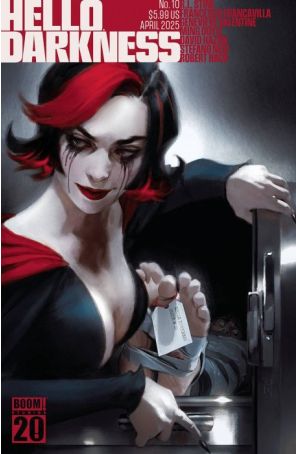 Hello Darkness 10A published by Boom! with cover art by Miguel Mercado