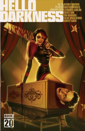 Hello Darkness 18A published by Boom! with cover art by Rebeca Puebla