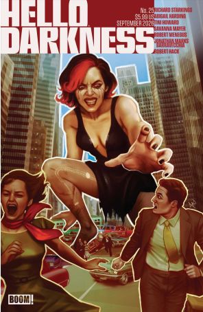 Hello Darkness 25A published by Boom! with cover art by Rebeca Puebla