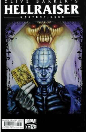 Hellraiser Masterpieces 12 published by Boom! with cover art by James Sherman