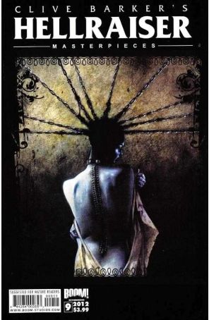 Hellraiser Masterpieces 9 published by Boom! with cover art by Joe Barruso