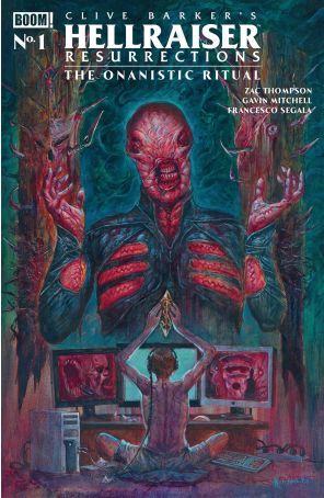 Hellraiser: Resurrections-The Onanistic Ritual 1A published by Boom! with cover art by Federico Sabbatini
