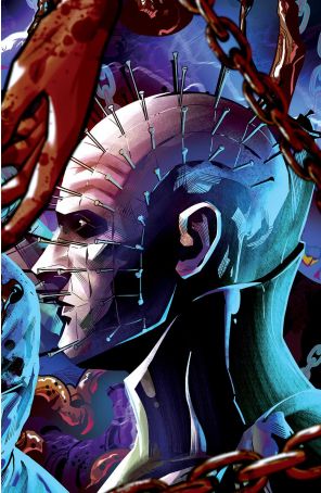 Hellraiser: Resurrections-The Return of the Priest 1D published by Boom! with cover art by Federico Sabbatini