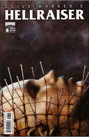 Hellraiser 8B published by Boom! with cover art by Nick Percival