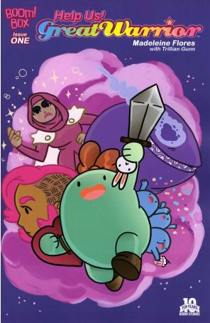 Help Us! Great Warrior 1 published by Boom! with cover art by Madéleine Flores