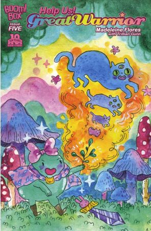 Help Us! Great Warrior 5 published by Boom! with cover art by Becca Tobin