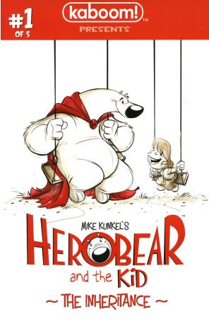 Herobear and The Kid: The Inheritance 1 published by Boom! with cover art by Mike Kunkel