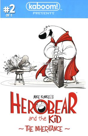 Herobear and The Kid: The Inheritance 2 published by Boom! with cover art by Mike Kunkel